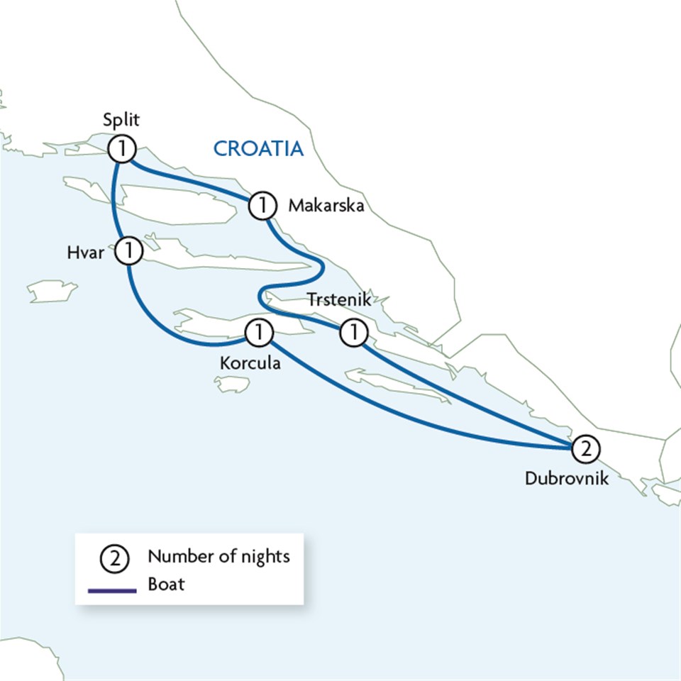 Croatia Island Sail Trailfinders